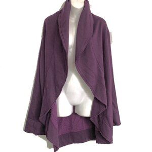 Bryn Walker Open Front‎ Long Cardigan Jacket Size L